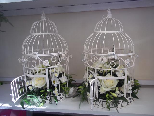 photos of wedding bird cages